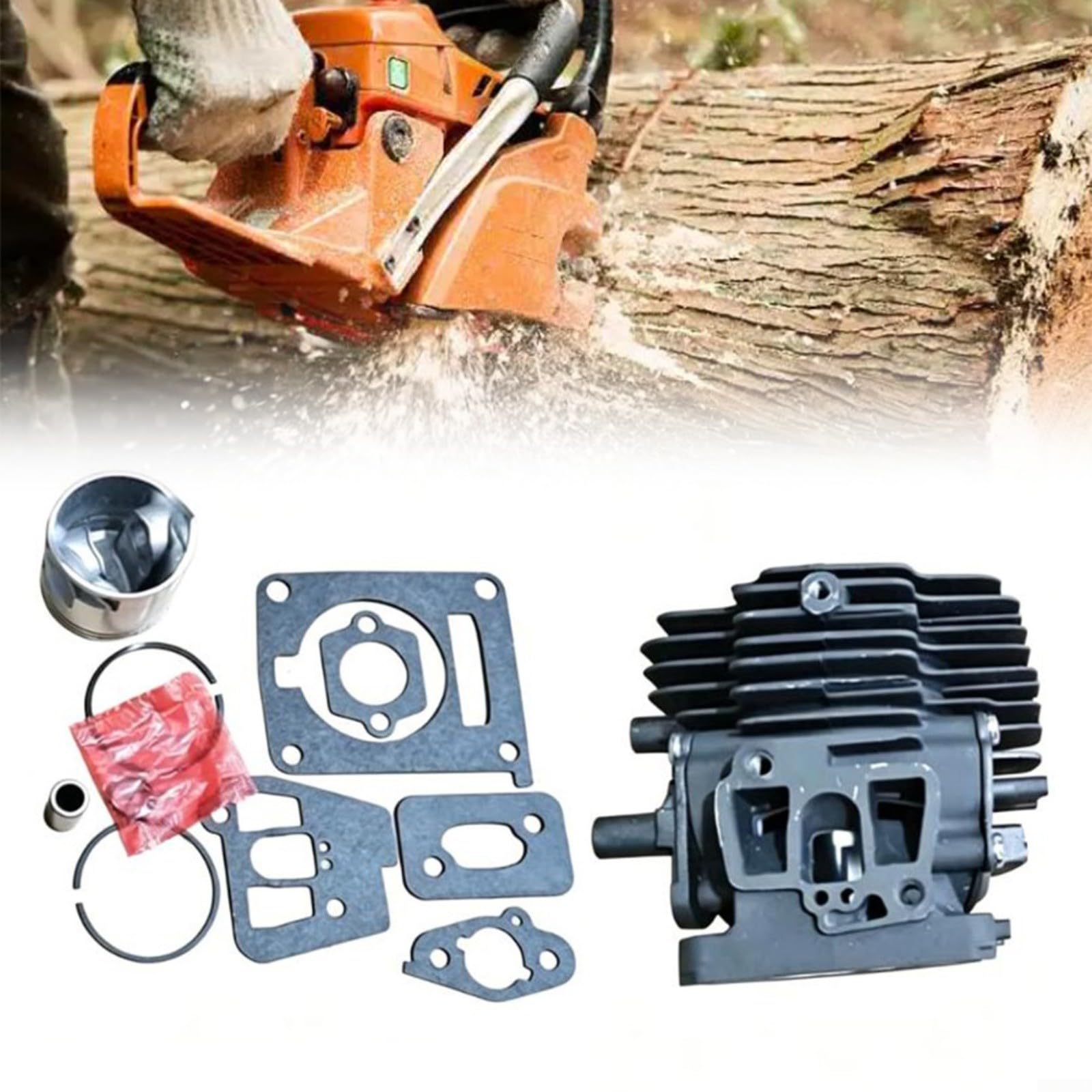 KiraKira 40mm SL FS240 FS360 FS361 Chainsaw Kit Modele 4147-020-1206 Solidna konstrukcja stalowa