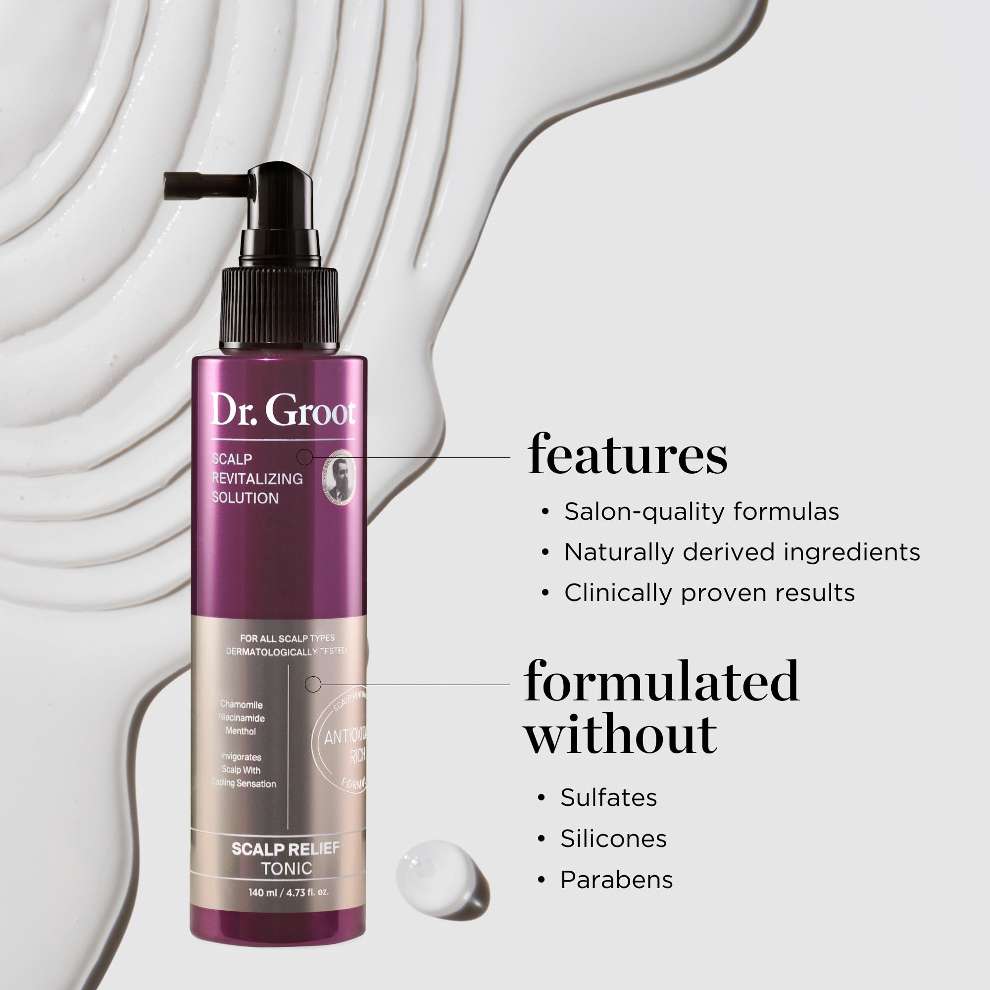 Amazon.com: Dr. Groot Scalp Relief Tonic, Korean Hair Care with