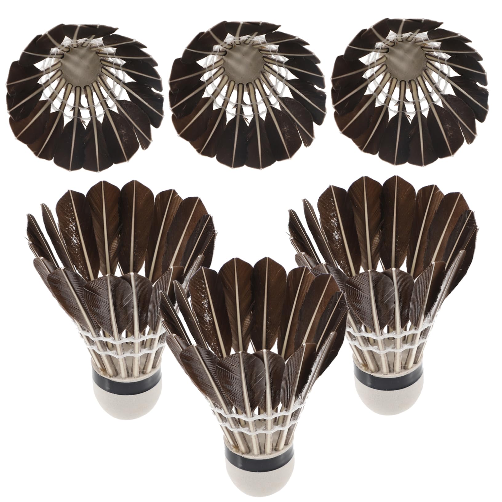 Badminton Training Set 6pcs Shuttlecocks Perfect for Boys and Girls Beginners Sports Enthusiasts