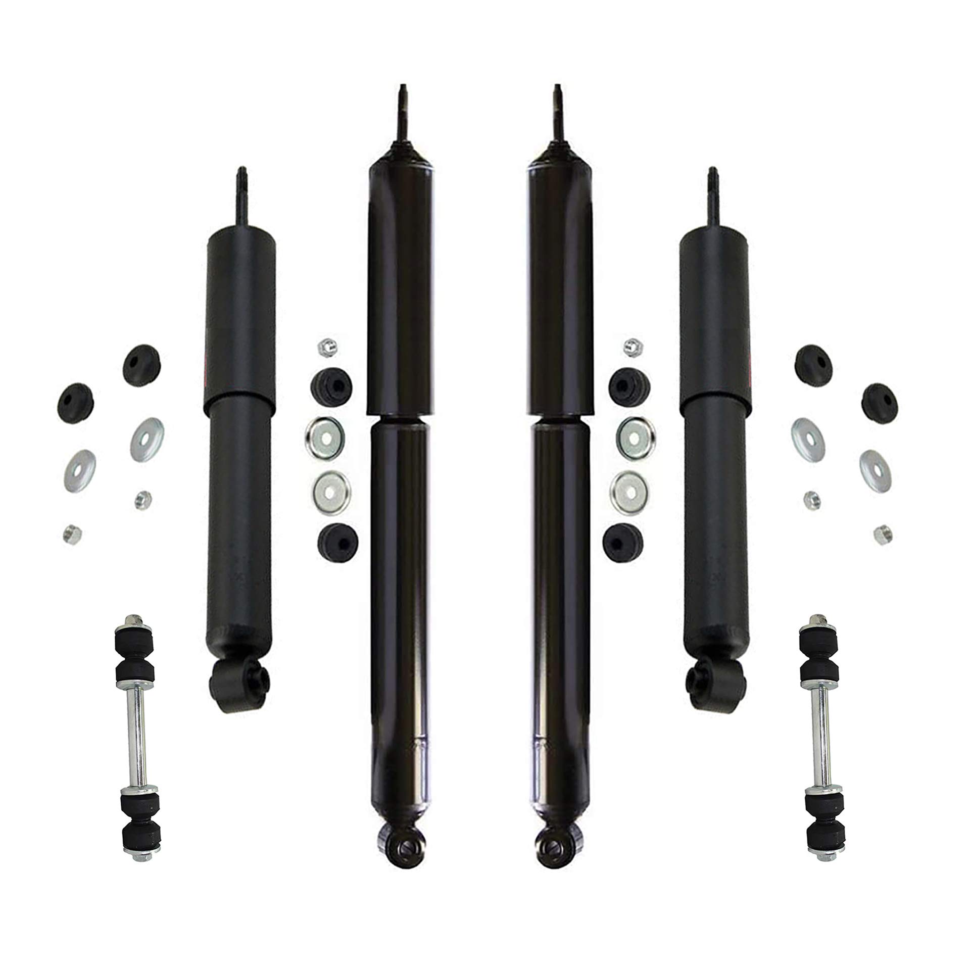 Detroit Axle 6pc Shock & Sway Kit