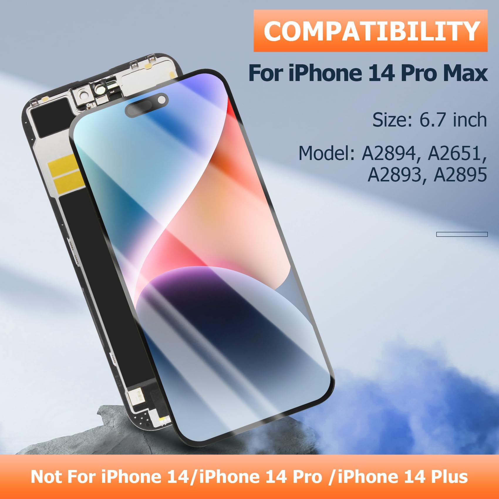Amazon | INCELL iPhone 14 Pro Max用スクリーン交換用 iPhone 14 Pro