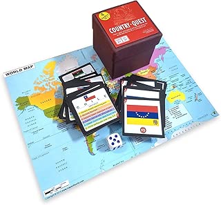 Country Quest - Kids World Knowledge Card Game - coolthings.us