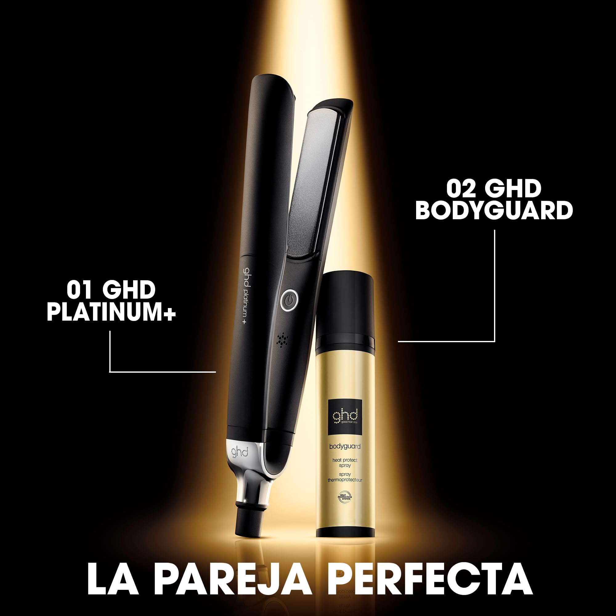 ghd Platinum+ - Plancha de Pelo Profesional Inteligente, Cabello Más fuerte, Más Brillo y Protección del Color - Para todo Tipo de Cabello - (Enchufe Europeo) — view 7