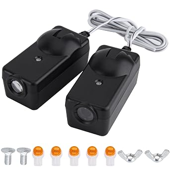 41A5034 Garage Door Sensor kit for LiftMaster Chamberlain Craftsman Garage Openers Made After 1997, Safety Sensors Beam Eyes, 801CB, G801CB-P, 041-0136, 41A5266-1