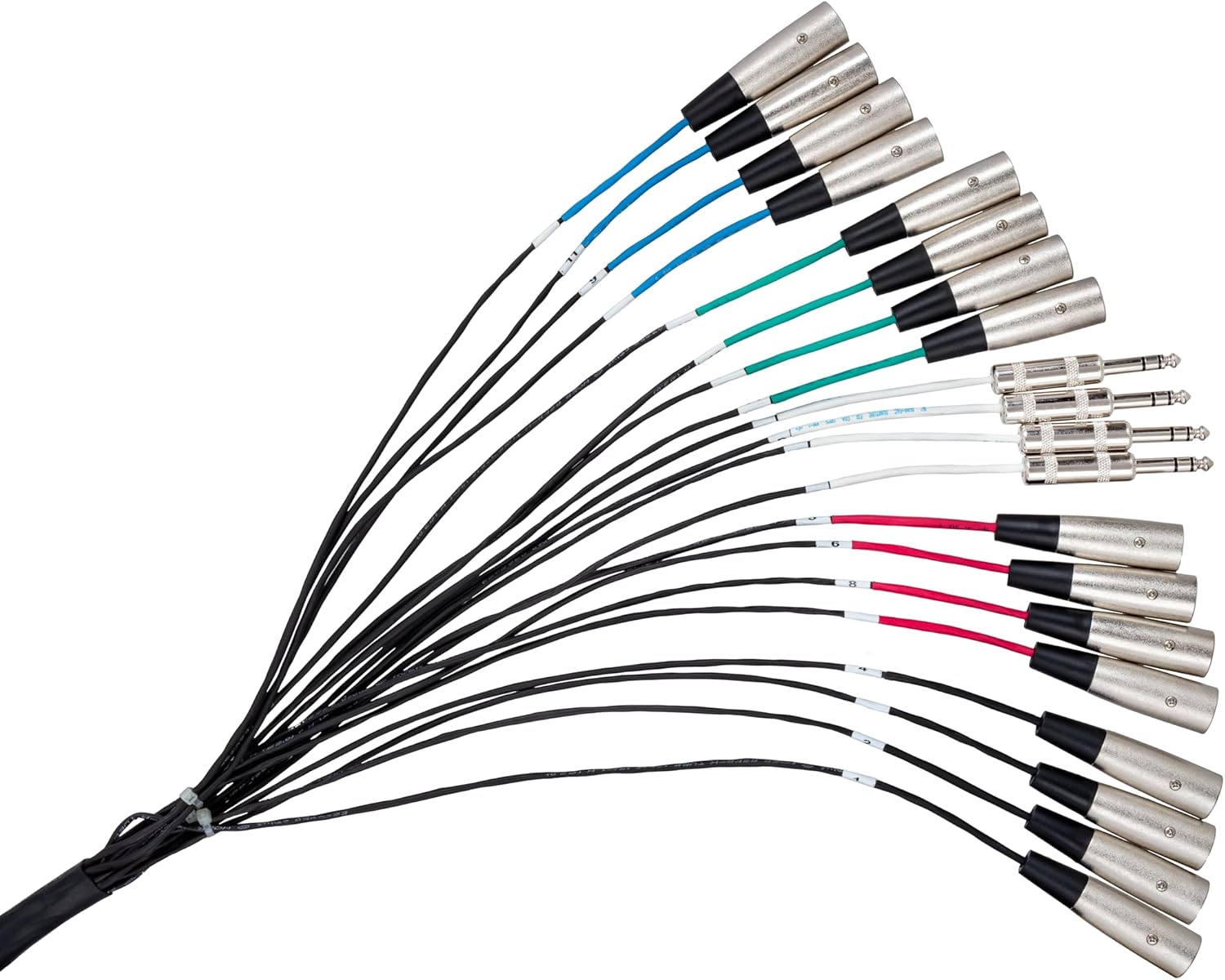 Hosa SH-16X4-100 Pro-Conex Stage Box Snake, Hosa 16 x XLR Sends and 4 x 1/4" TRS Returns, 100 Feet