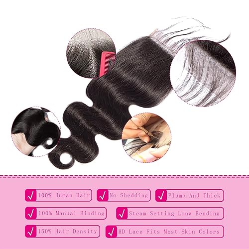 Miniatura 10 de Paquetes de cabello humano 12A de 26, 28, 30 pulgadas, cabello humano ondulado 100% sin procesar, tejido virgen brasileño, 3 paquetes de ofertas
