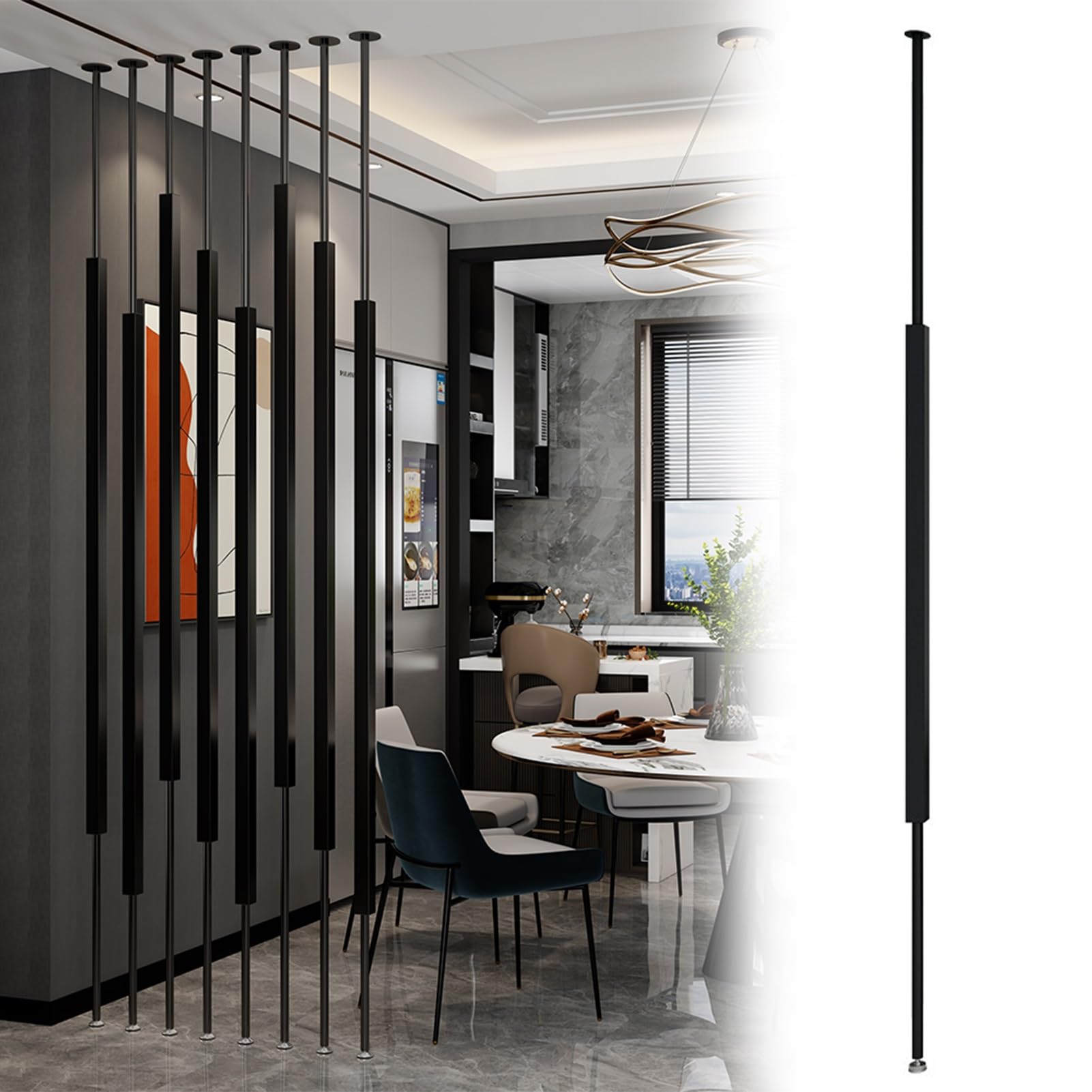 Cloison de séparation murale pour paravent de bureau et restaurant