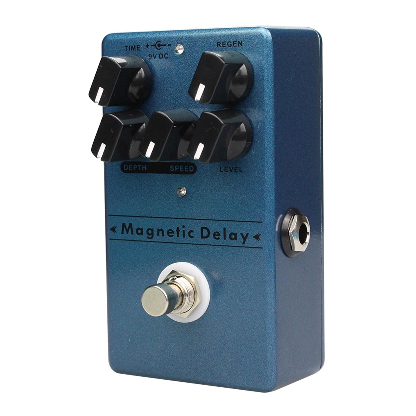 pedal de modulación de guitarra Pedal De Retardo Magnético Efecto De Retardo Modulado Pedal De Efecto De Guitarra True Bypass