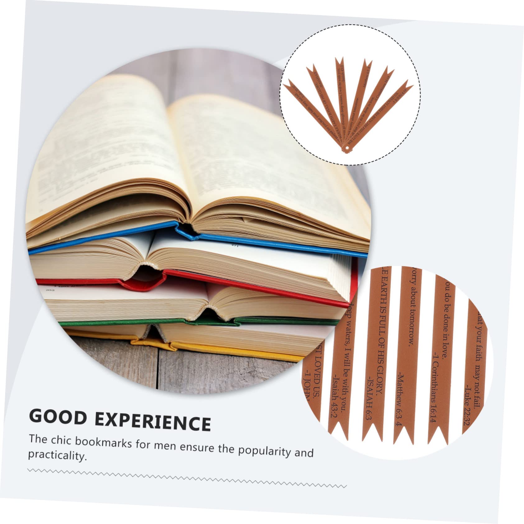 NUOBESTY Lot De 5 Marque-pages Religieux Pour Livres Marque-pages Décoratifs Pour Hommes Et Femmes Lot De 6 Pièces X 5