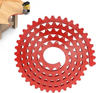 Woodworking Profiling Strip Flexible Curve Template Profiling Strip Gear Driven Curve Template Guide Adjustable Fixed Complex Shape Contour Tool (78.74inch)