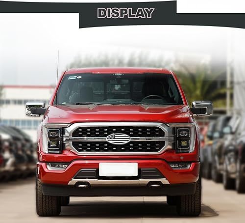 Miniatura 5 de Emblema de bandera estadounidense ovalada de 9 pulgadas para Ford, emblema ovalado de bandera estadounidense para placa de identificación, placa de