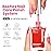 Beetles Nail Polish - Fast Drying Red Finger Nail Polish (15ml) No UV Lamp Needed Nail Lacquer Manicure Diy Nail Art Home Salon Christmas Gift For Women