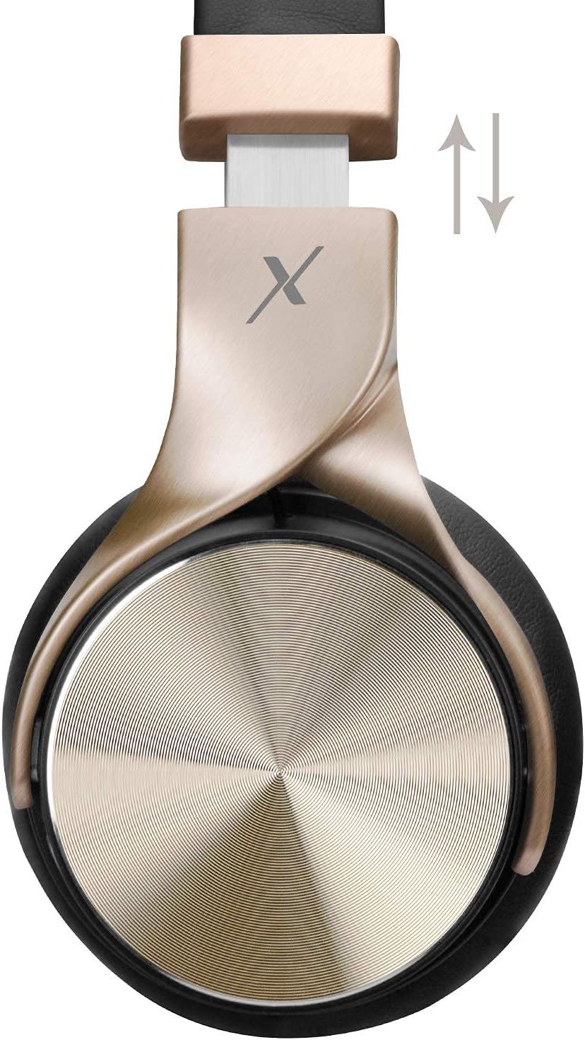 Exсluѕіvе Dіѕсоunt 60% Prісе Riwbox BN5 Bluetooth Headphones Over Ear, Folding Stereo Headphones Wired Wireless with Mic Compatible for iPhone/iPad/TV/PC/Online Class/Home Office (Black&Gold)