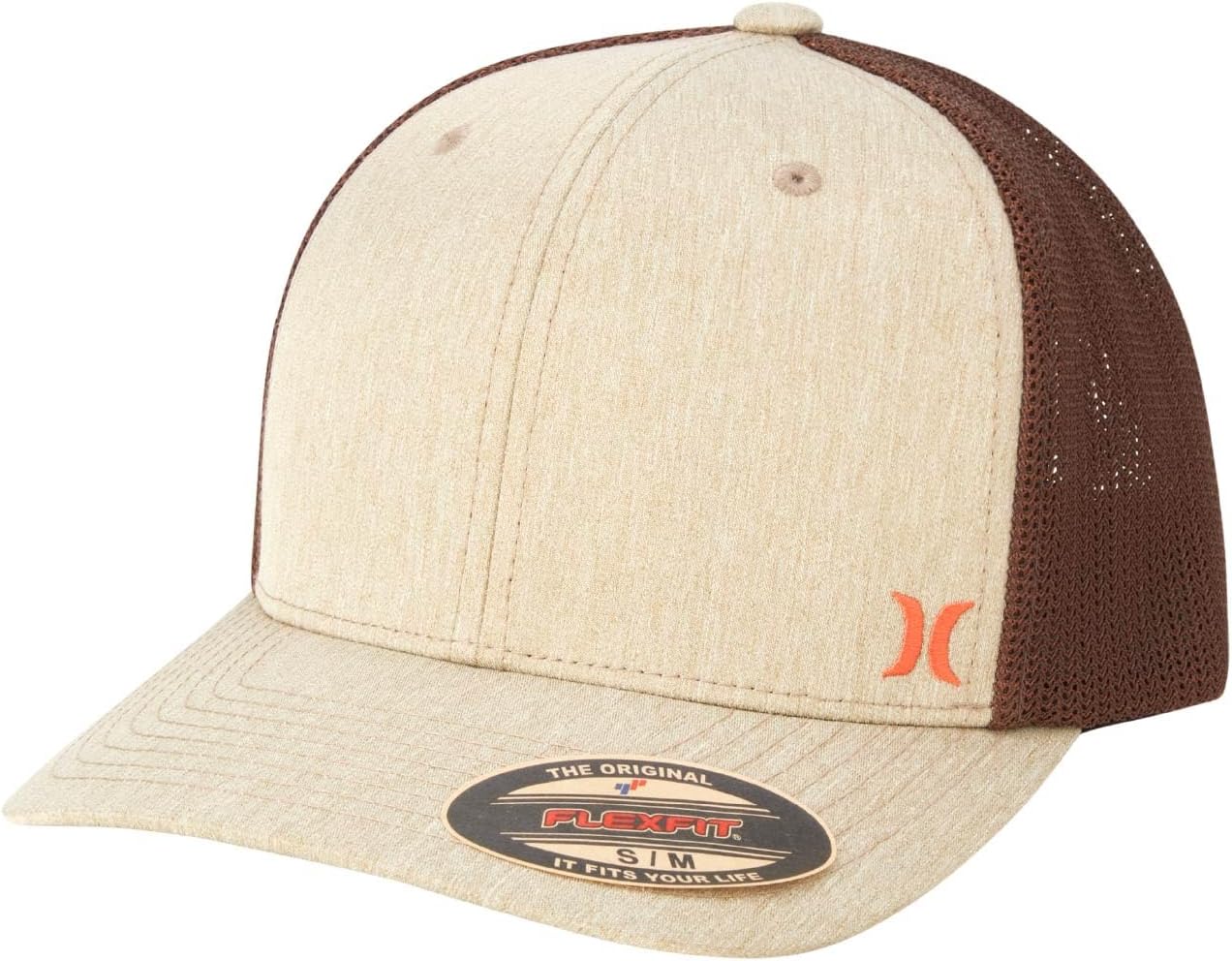 Hurley Men's Caps - Mini Icon Mesh Panel Baseball Cap - Fitted Hats for Men