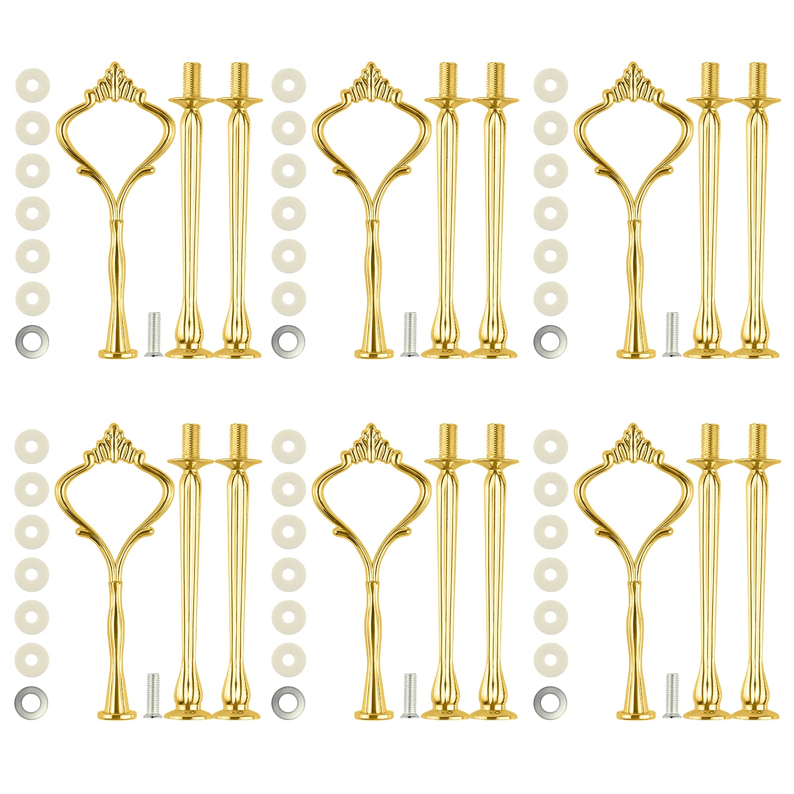 Set Cake Stand Fittings Kits Tiered Tray Hardware Cake