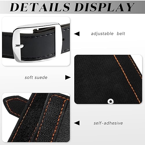 Miniatura 3 de 2 piezas Katana espada soporte de cuero funda cinturón de vaina  Funda ajustable de dos hebillas