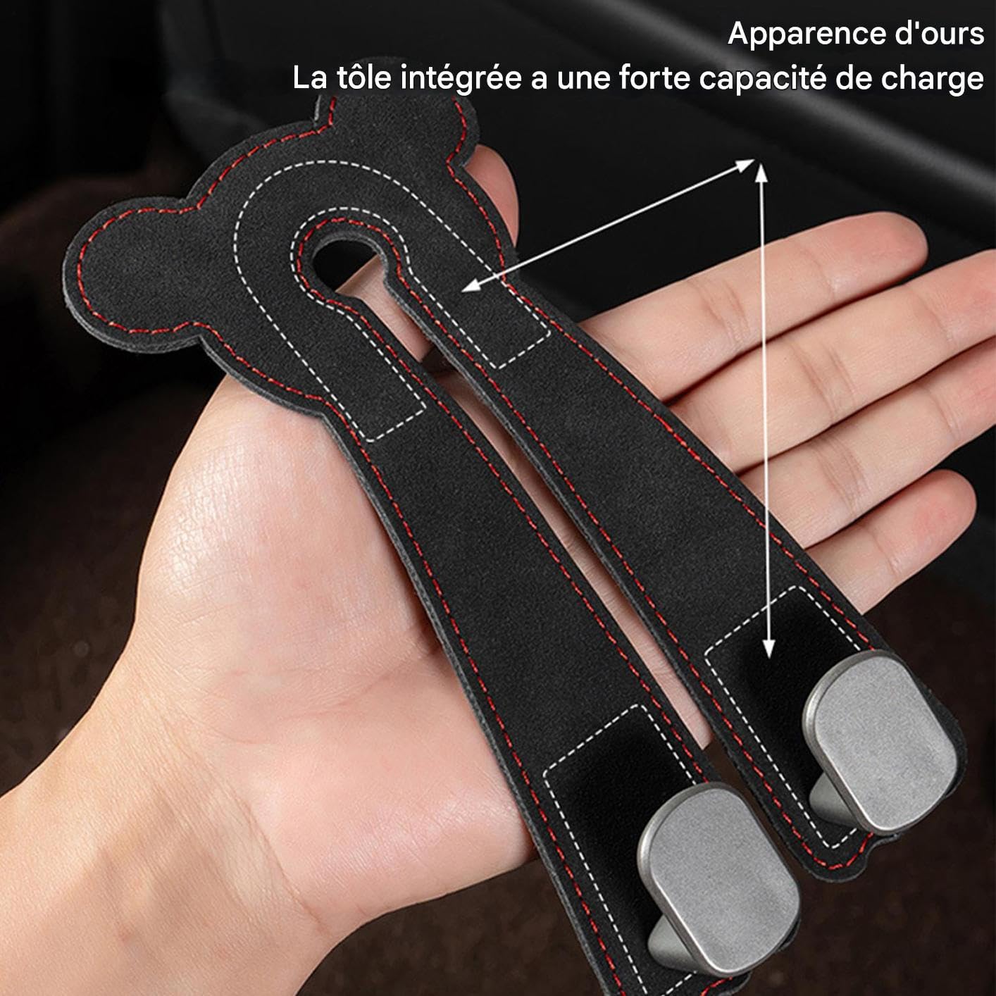Ganci Poggiatesta per Auto Appendiabiti Per Veicolo | Ganci Multiuso Per Borse In Macchina Auto e Interni, Guida Quotidiana, Viaggi, Vacanze, Lavoro, Ufficio, Uso Interno ed