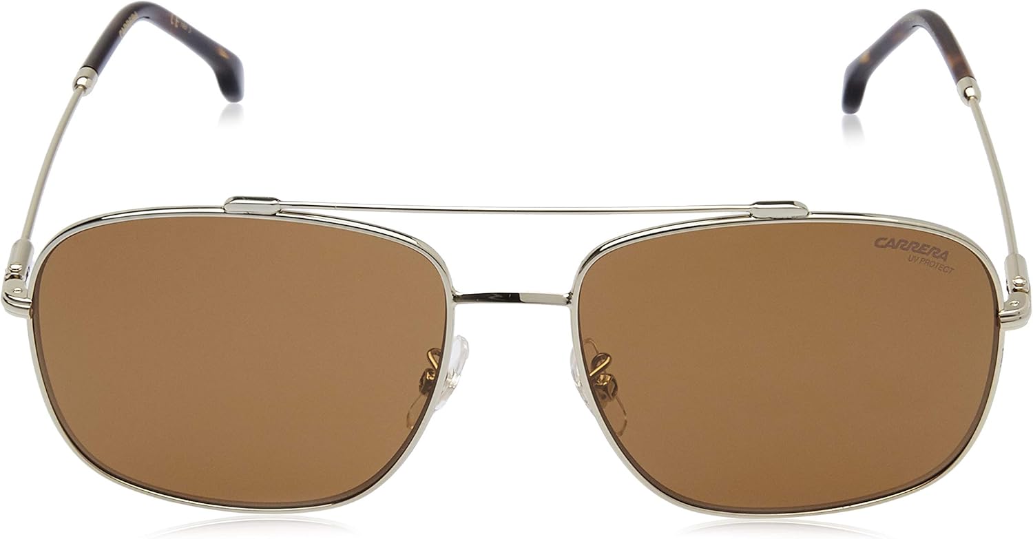 Carrera 182/F/S Sunglasses CA182FS-0J5G-K1-6017 - Gold Frame, Brown Gold Sp Lenses, Lens Diameter