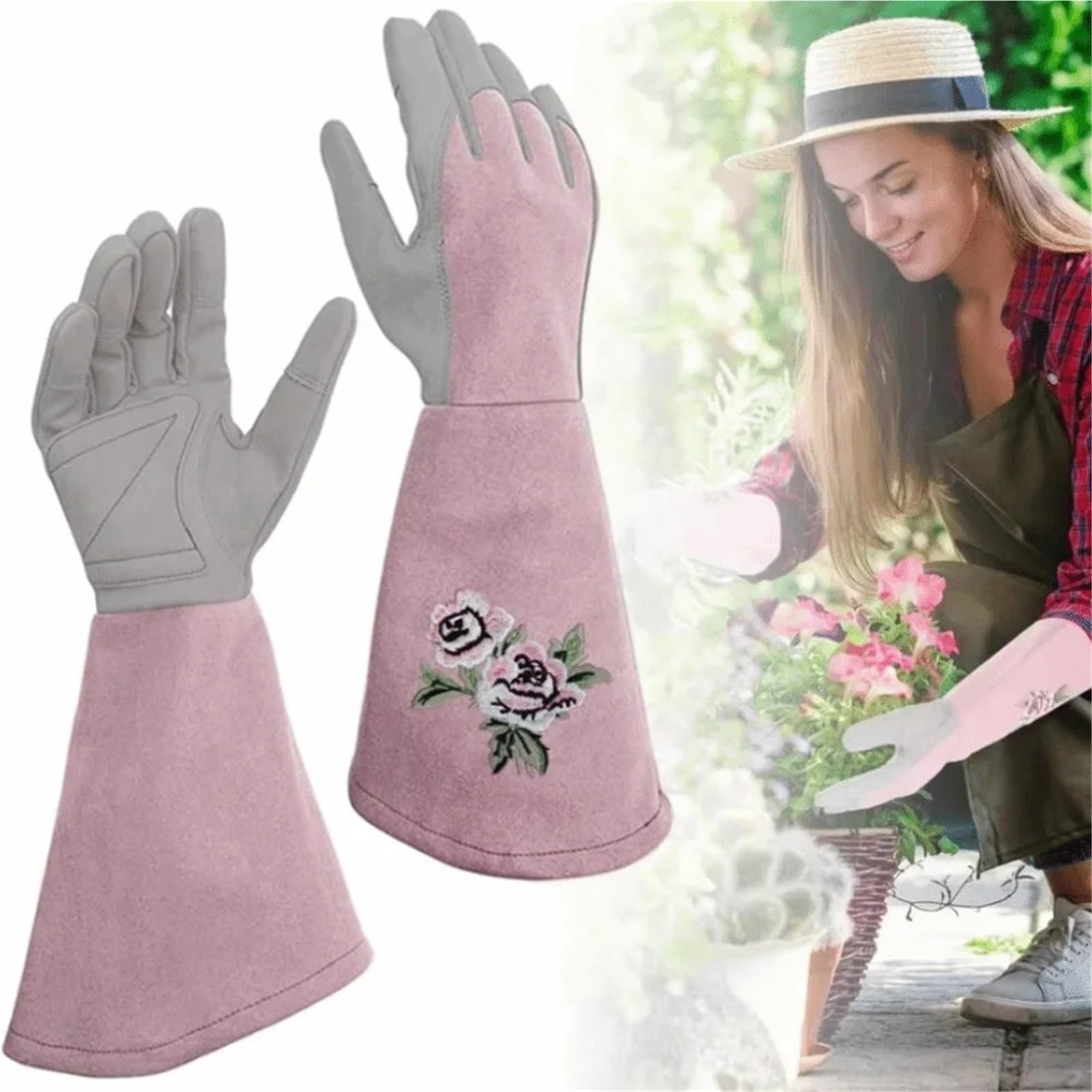 1 par de guantes jardinería Para La Jardinería De Exterior