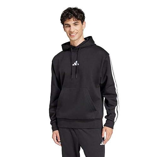 Men's Essentials 3-Stripes Fleece Hoodie