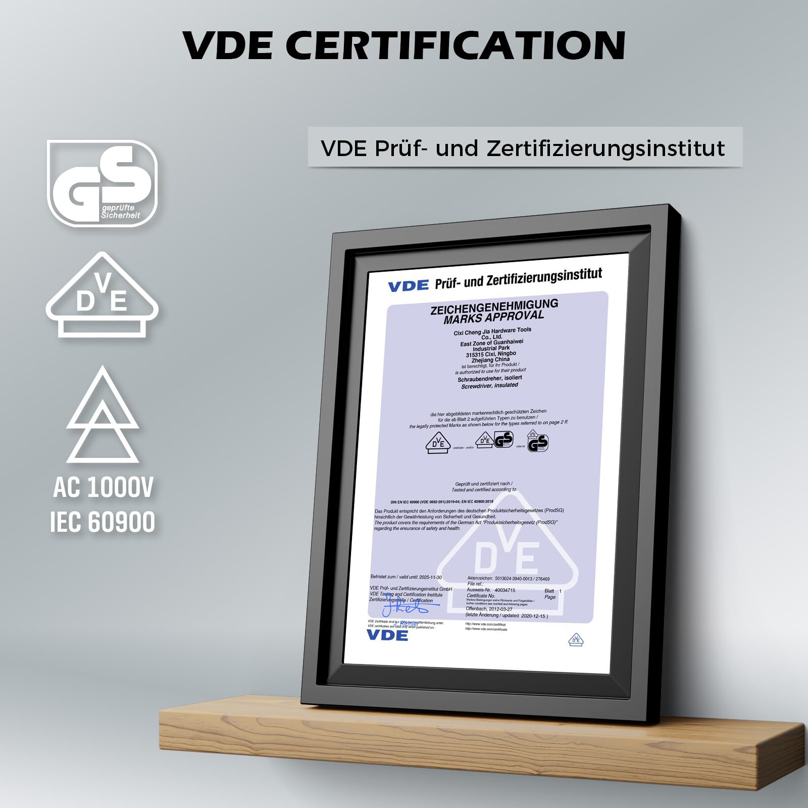 Set di cacciaviti elettrici isolati da 1000 V, set di 13 cacciaviti elettrici professionali con manico isolante in acciaio CRV magnetico Phillips Pozi Torx punte Pozi Torx certificate VDE e GS