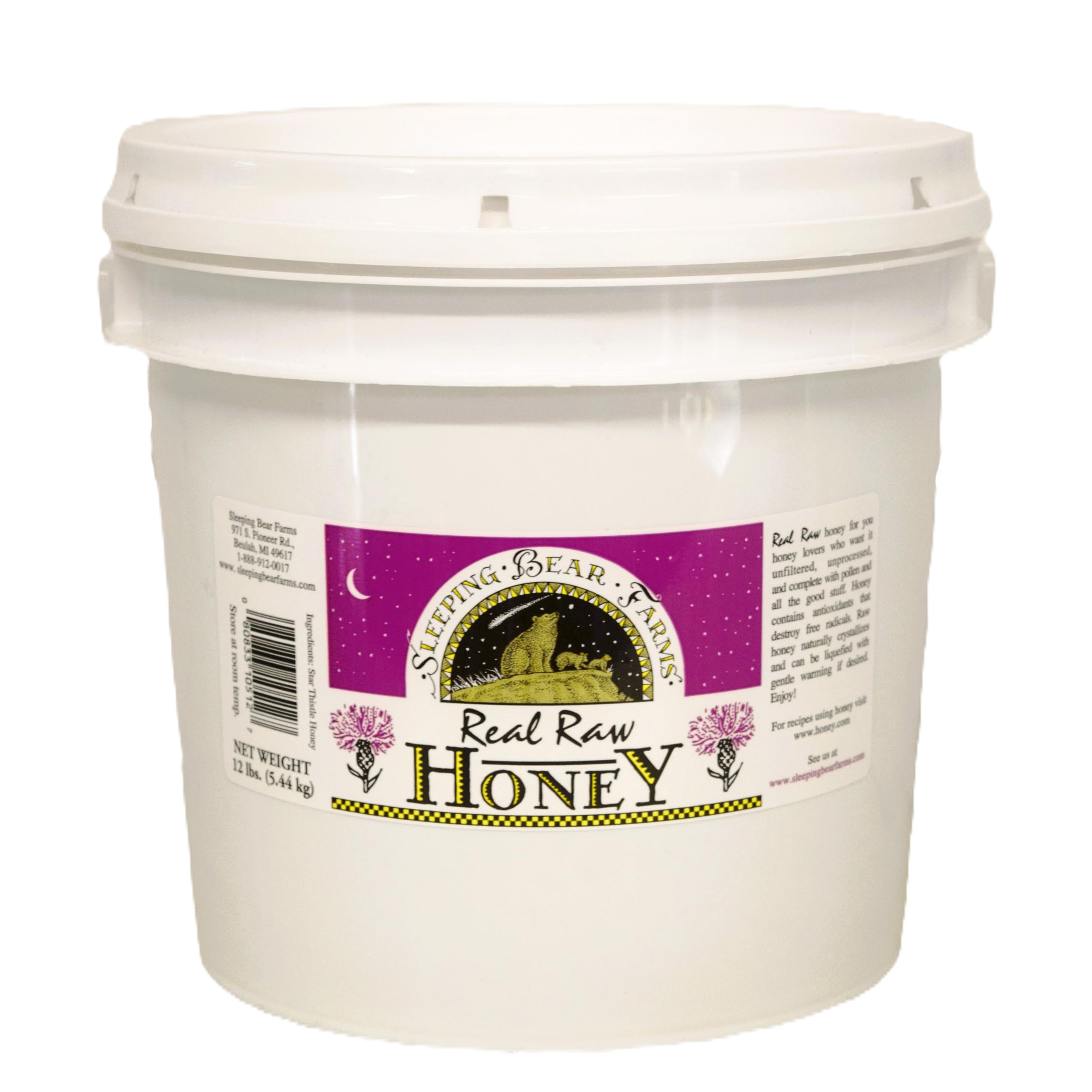 Amazon.com : Bulk Raw Whipped Honey, 12 lbs – 1 Gallon – Creamed