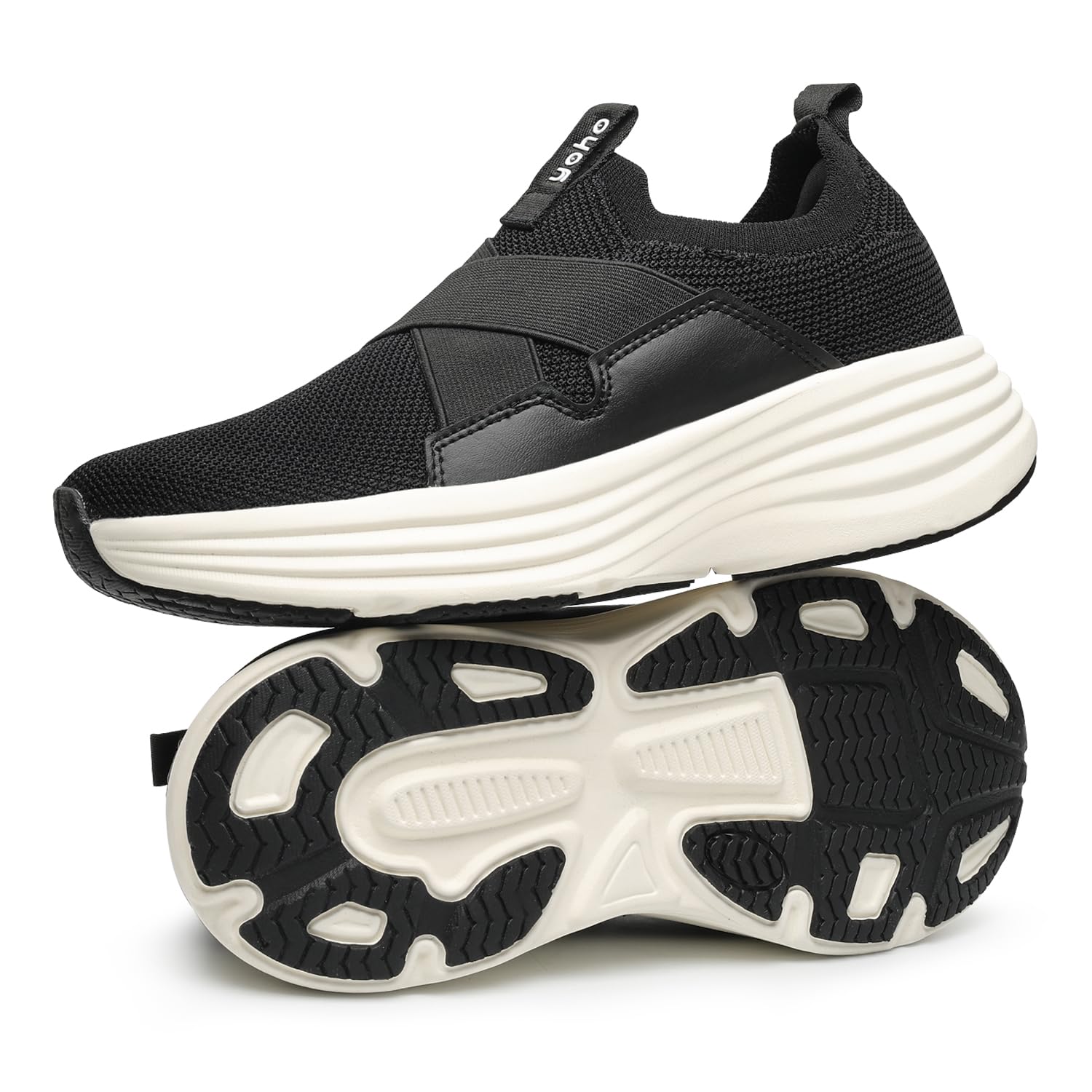 yoho Women Walking Shoes Rushhour Dynamic | Cushioned, Comfortable, Lightweight & Breathable Knitted Slip-Ons | Every Day Casual Wear Without Lace, Stylish Footwear for Ladies/Girls -900-picture-19