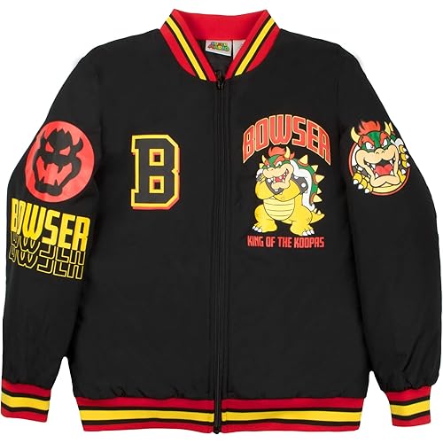 Nintendo Super Mario Bomber Jacket for Boys