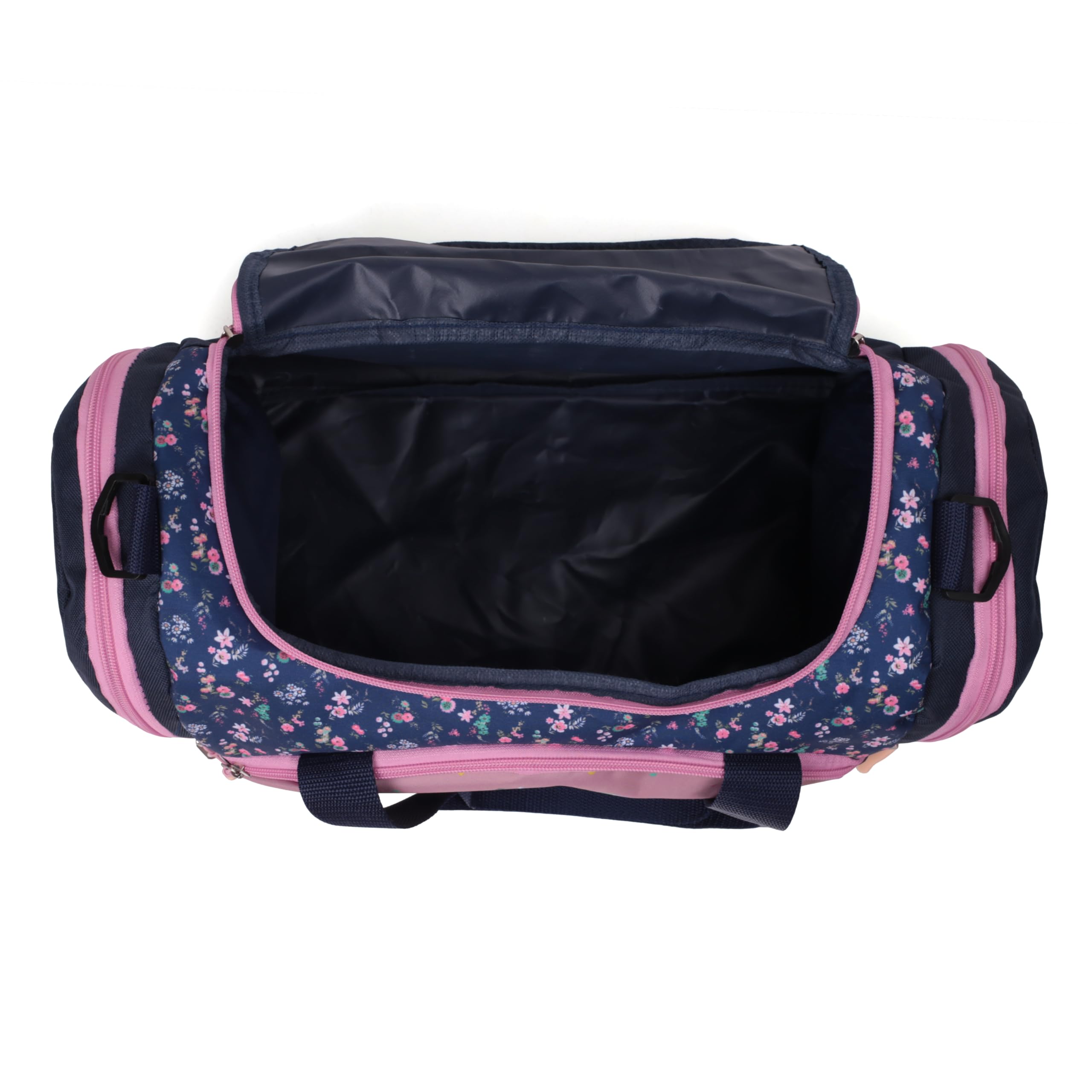 Pferde Pony Umhängetasche Sporttasche für Mädchen Kinder Reisetasche - 35 x 22 x 18,5 cm, blau/rosa, Volumen ca.14,2 Liter