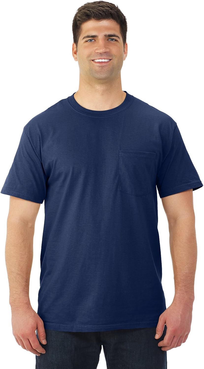 Fruit of the Loom Men’s Pocket T-Shirt Fruit of the Loom Men’s Pocket T-Shirt
