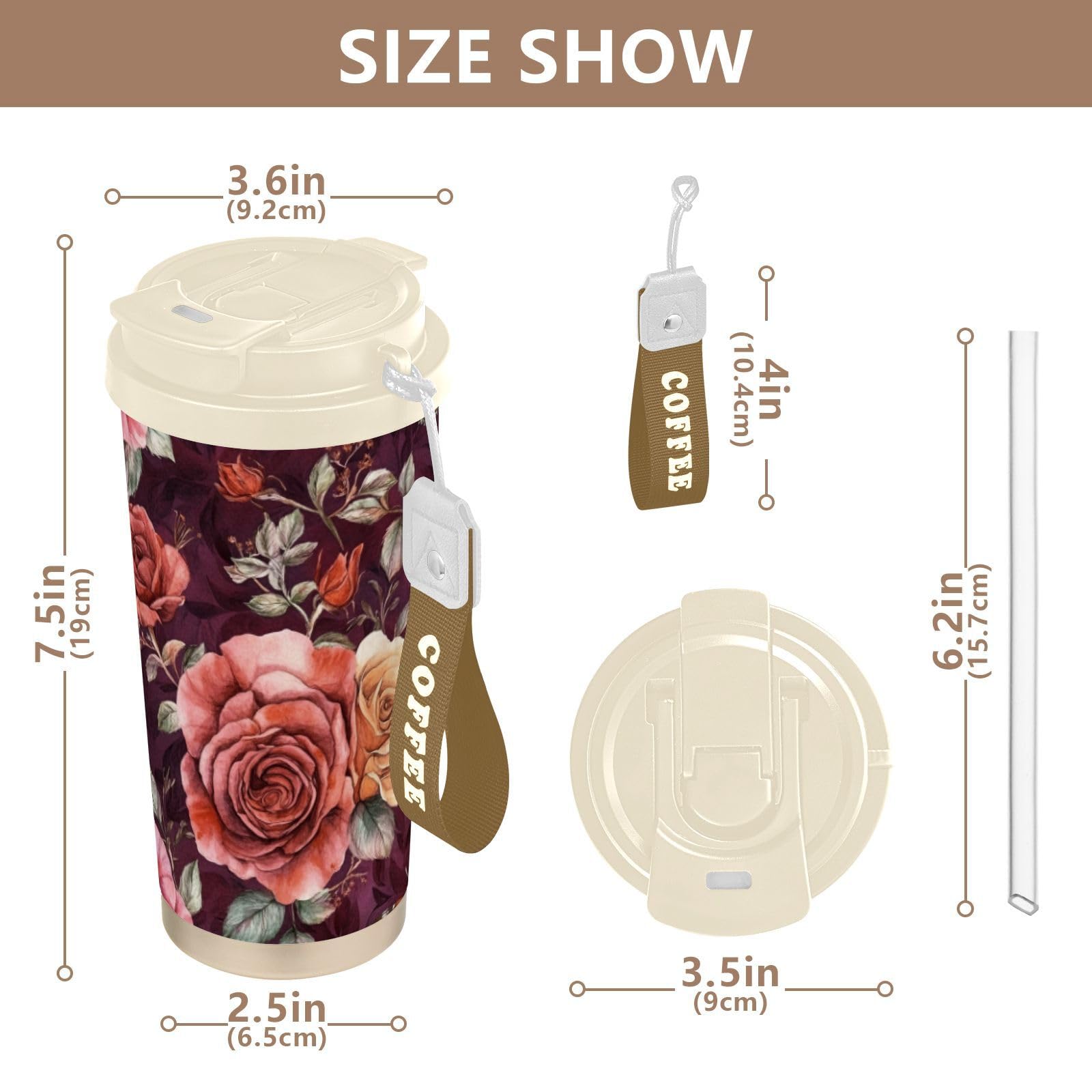 Amazon.com: Beauty Rose Flower Burgundy Red Decorative Travel