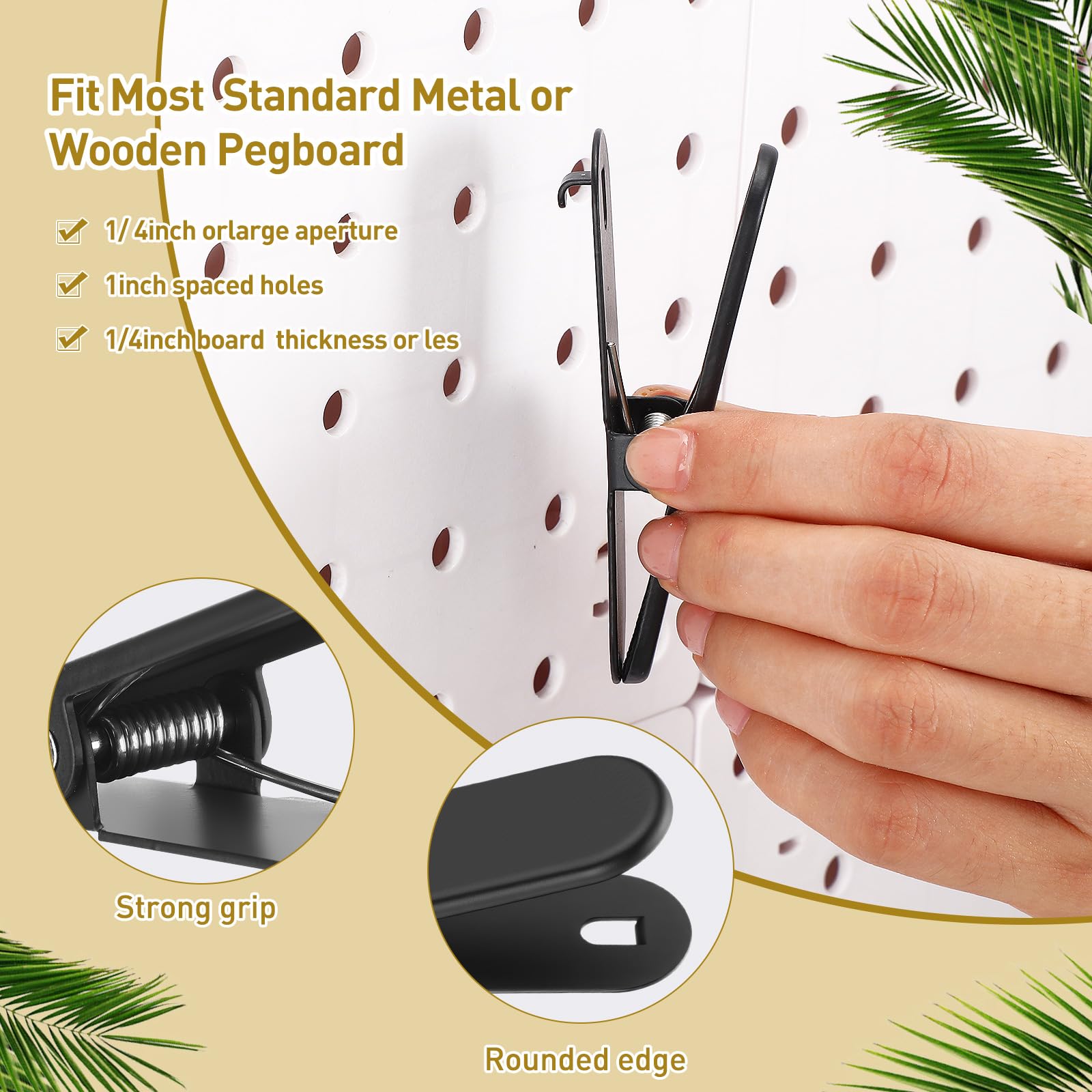 CroBlissful Stecktafel-Clips Metall Zubehör Haken Befestigung für Handwerk Küche Badezimmer