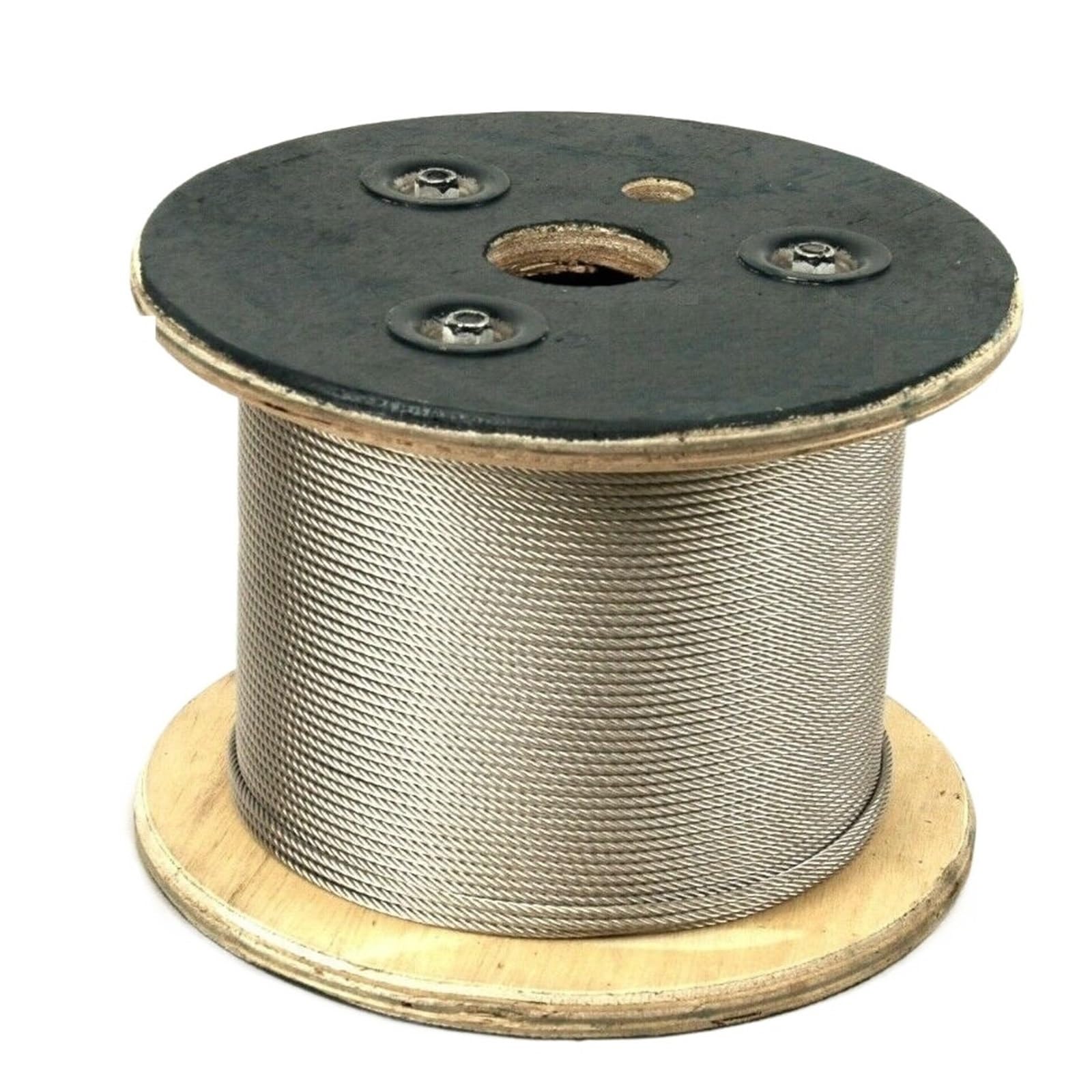 3MM 316 Marine Grade Stainless Steel Wire Rope Balustrade Decking Shade Sail Rigging Cable 7X7 7X19 1X19 Structure(7X19,100 Meters_3MM)