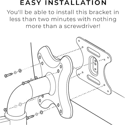 Miniatura 3 de HumanCentric Adaptador de montaje VESA compatible con monitores MSI Optix MAG341CQ, AG32C, AG32CQ, G24C, G27C, G27C2, no compatible con MAG24C, para