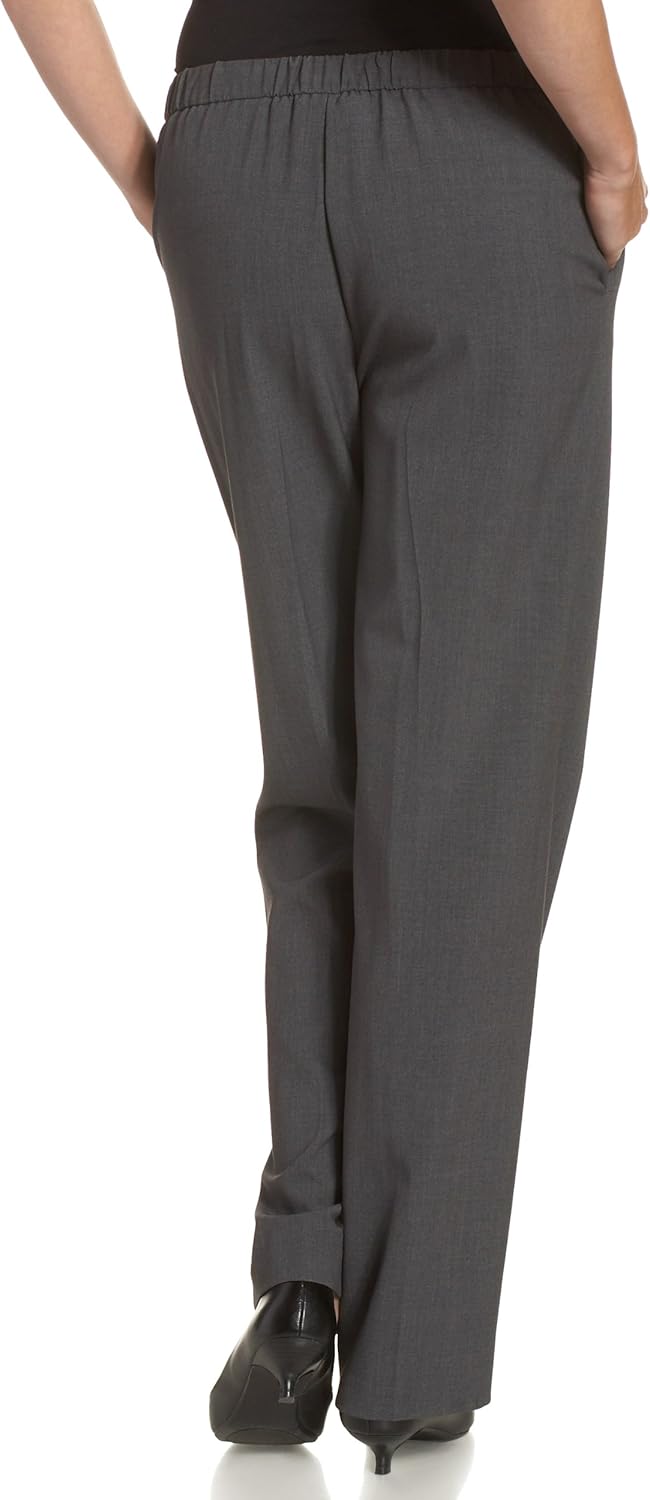 Briggs New York Womens Pull on Dress Pant (Regular Short & Tall Length) - Image 3