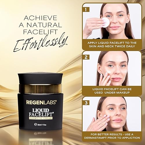 Miniatura 8 de Liquid Facelift - Crema péptida antienvejecimiento para revertir el envejecimiento, disminuye las arrugas y las líneas finas, mejora la producción