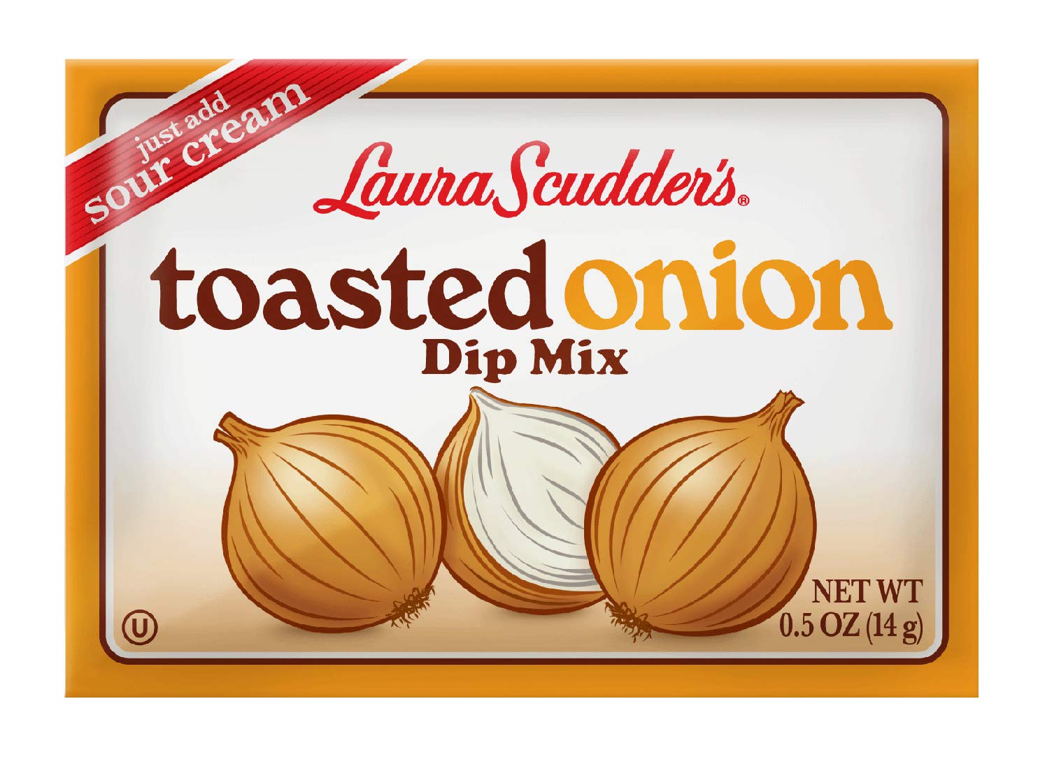 Laura Scudder's Toasted Onion Fun Dip Mix Seasoning Powder Sauce (6 PACK) Great Tasting, Fat-Free Creamy Best Party Snack Dips, Perfect for Tortilla, Veggie Chips, Bagel Pork Rinds and more