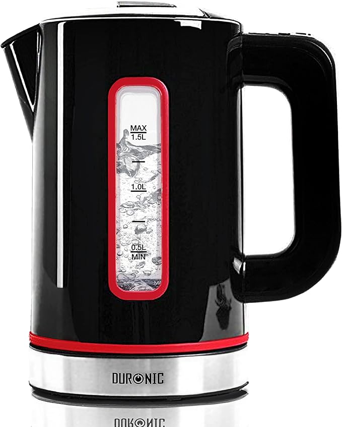 Duronic Electric Kettle EK30 BK 3KW Variable Temperature Control
