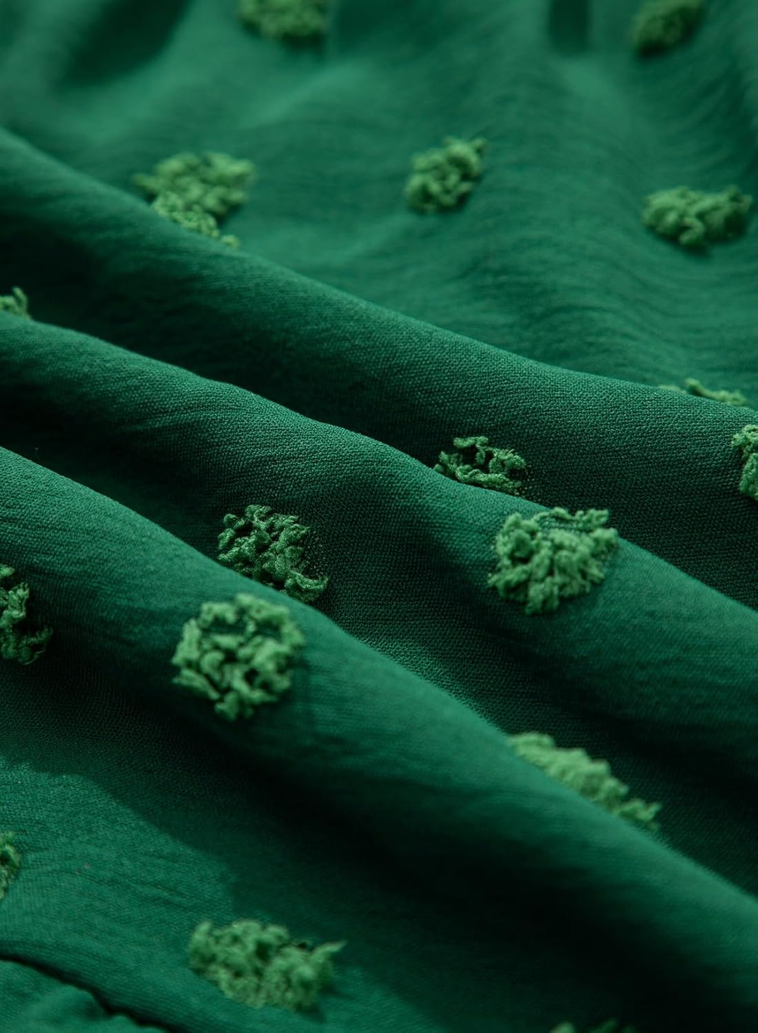 blibean Girls 2025 Fall Dresses Long Sleeve Polka Dots Pockets Dress Size 6-15 Years - Image 7