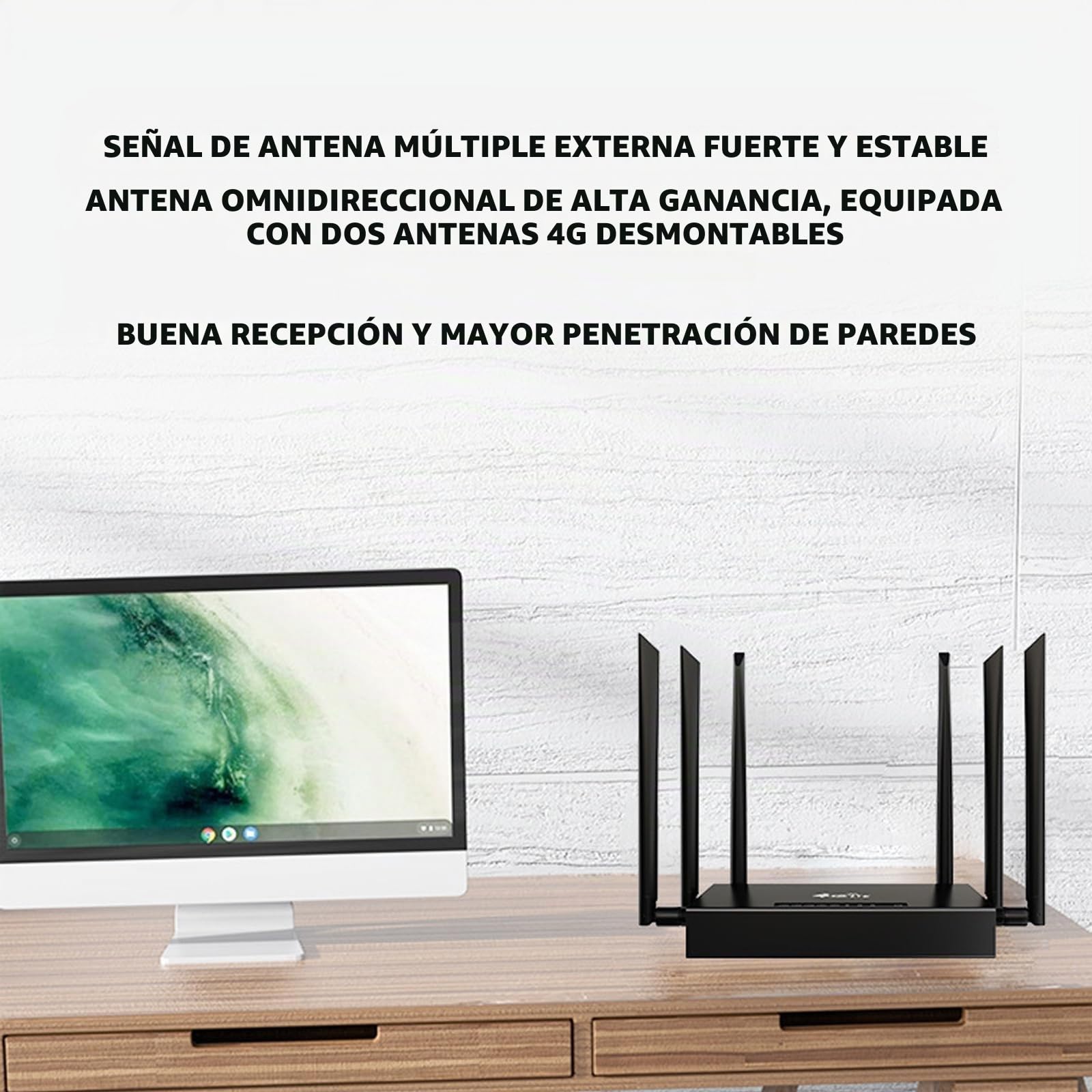 Enrutador WiFi 6 gratuito, acceso inalámbrico ilimitado a Internet por satélite