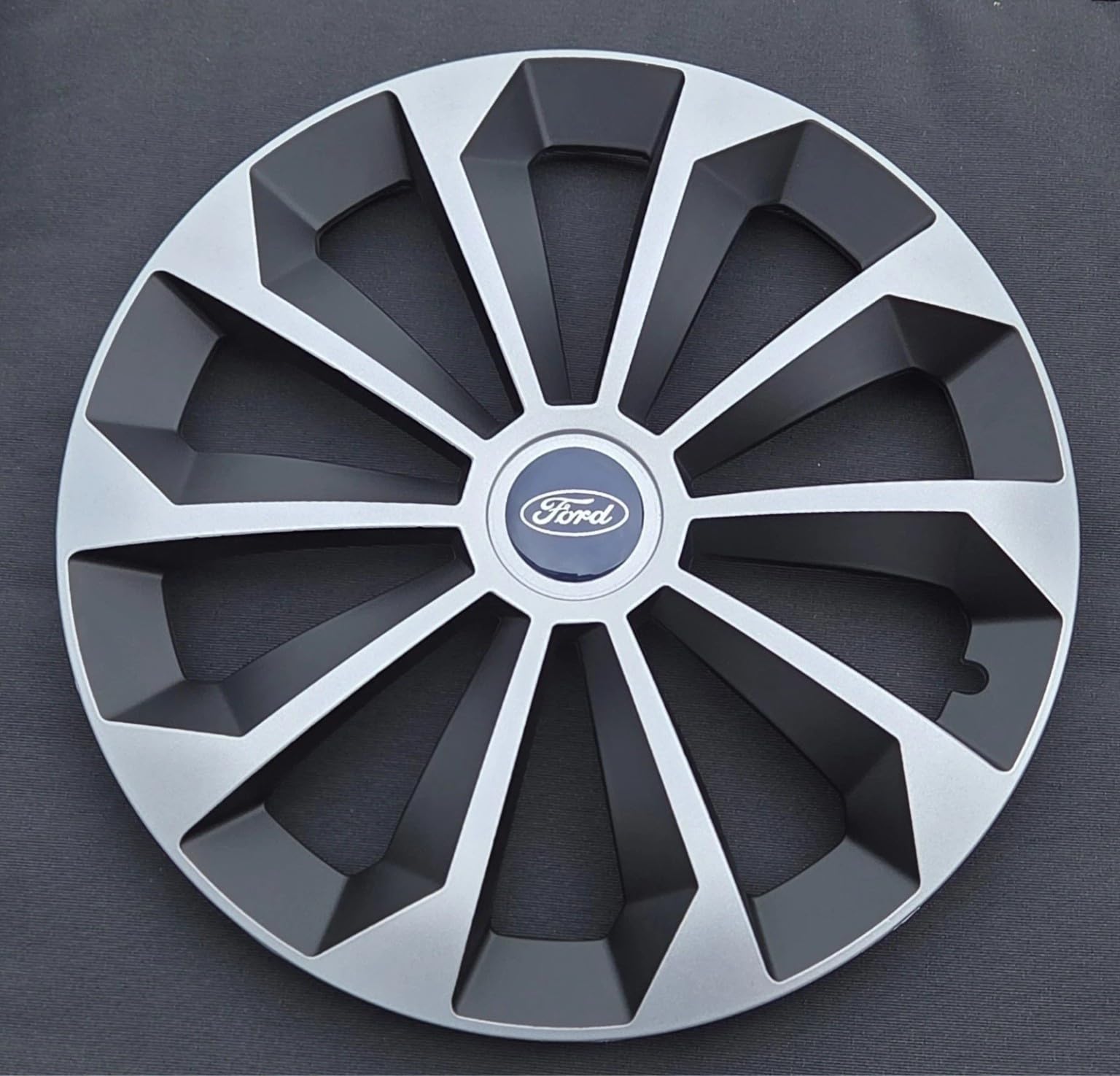 JESTIC Fame Set di 4 copricerchi da 16 pollici, borchie coppe ruota compatibili con Ford C- Max,Mondeo,Focus,Fusion,Escort