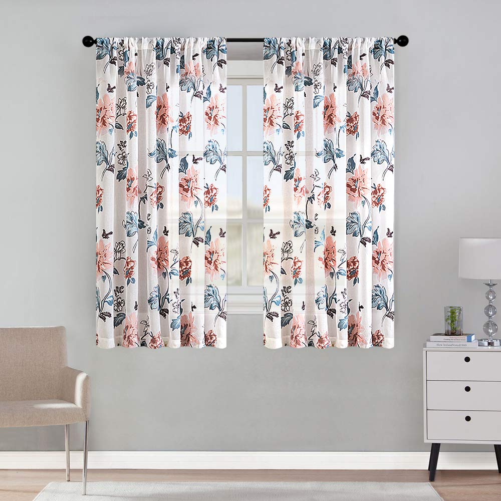 Peach Kitchen Curtains Curtains & Drapes