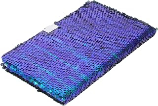 DRESSOOS Diario De Lentejuelas 6 Páginas Para Colorear Tamaño A5 Para Niños Y Niñas Cuaderno Con Brillantina Y Candado Para La Escuela