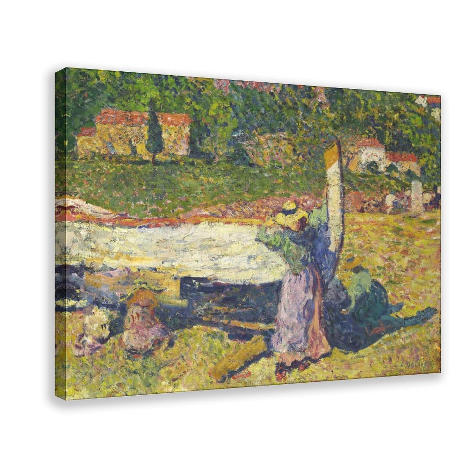 DFJyjFGJJ Louis Valtat,The Boat Wall Decoration Poster Family Bar Restaurant Garage Cafe Art Sign Gift 20" L X 30" W