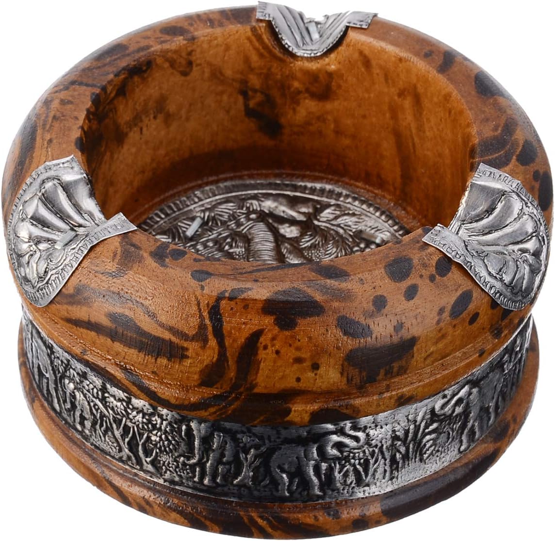 Ashtrays for s 3Inch Vintage Wood Ashtray Tray Handmade Smoking 　 Ashtray Ash Tray Case for Home Smoking