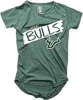 Vista 48 de Wes and Willy NCAA - Camiseta Burnout para niñas S/S
