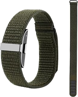Nylon Loop Replacement Strap Compatible with Hume Health Band | Soft Breathable Adjustable Sport Wristband for Fitness Tracker, Women & Men