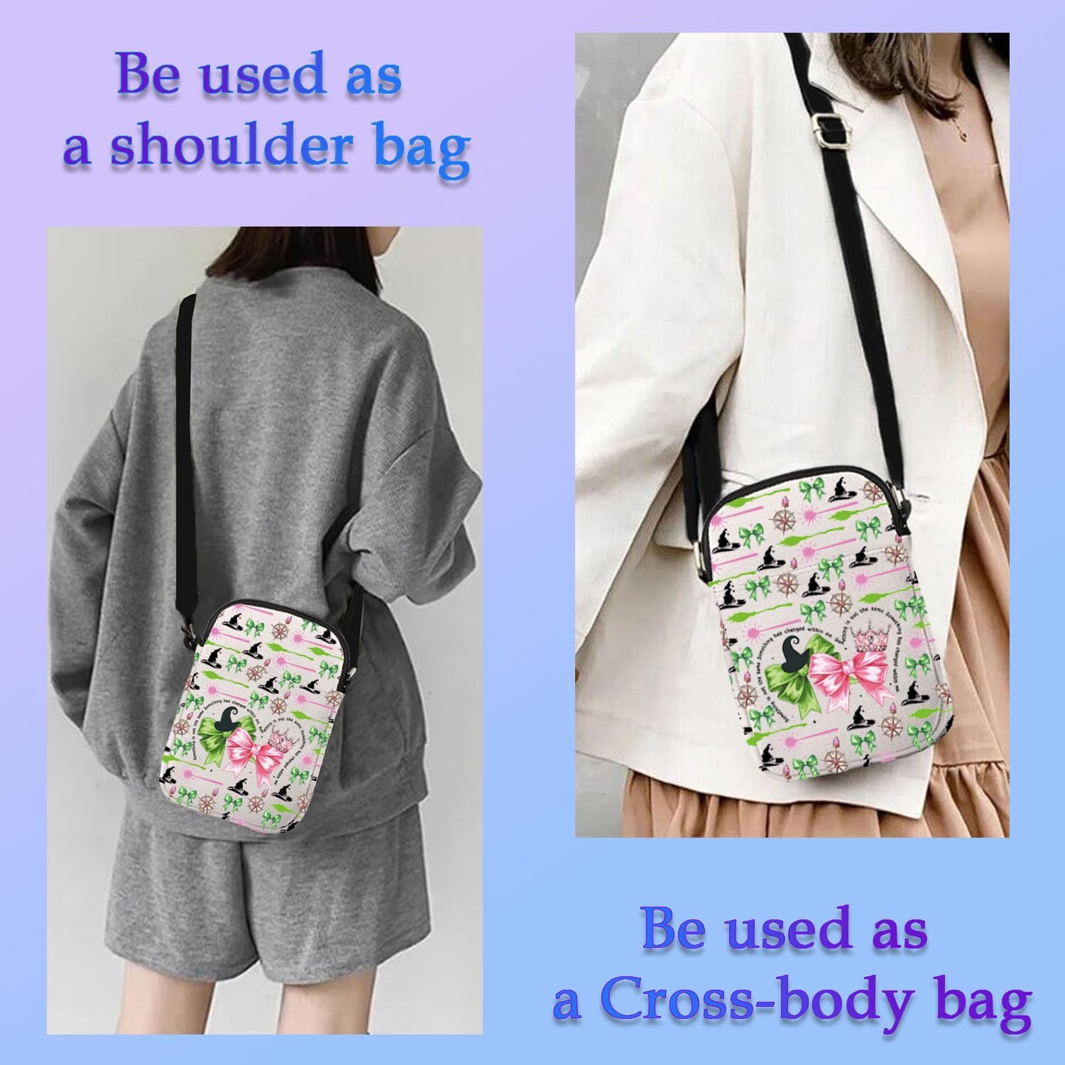 XYANFA Witch Crossbody Bag Witch Musical Merchandise Gift Witch Tv Show Lovers Gift Witch Shoulder Bag - Image 5