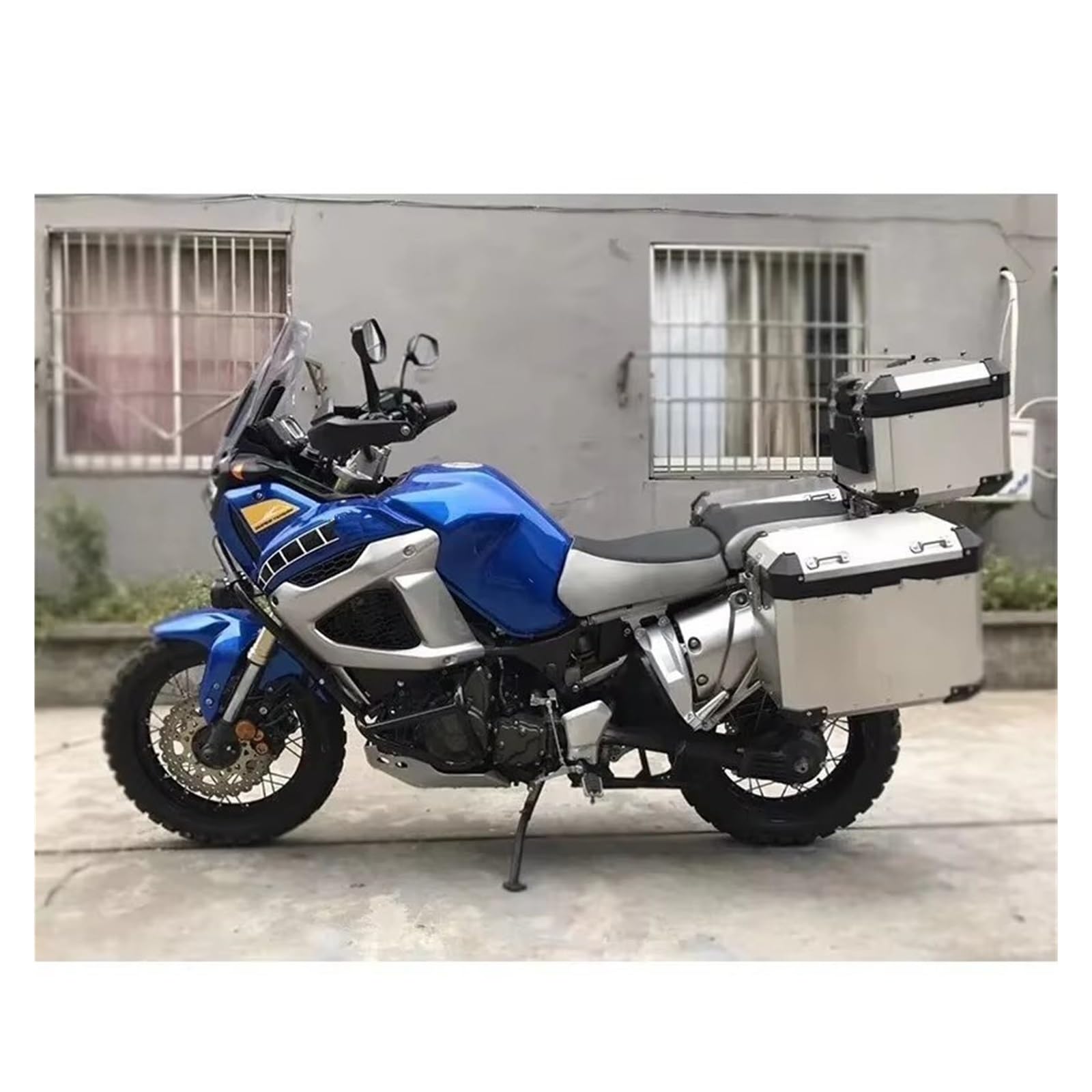 Paramotore Tubolare Per XT1200Z Moto Protezione Motore Highway Crash Bar Telaio Protezione Paraurti Carenatura Barre Protettive Motorcycle motore Paraurti(Silver lower bumper)