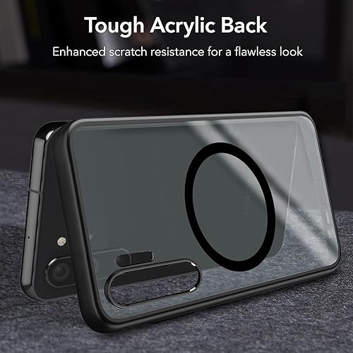 Miniatura 6 de Guizzcg Funda magnética para Samsung Galaxy Note 10 Plus compatible con Magsafe parachoques de TPU suave + parte trasera transparente, protección